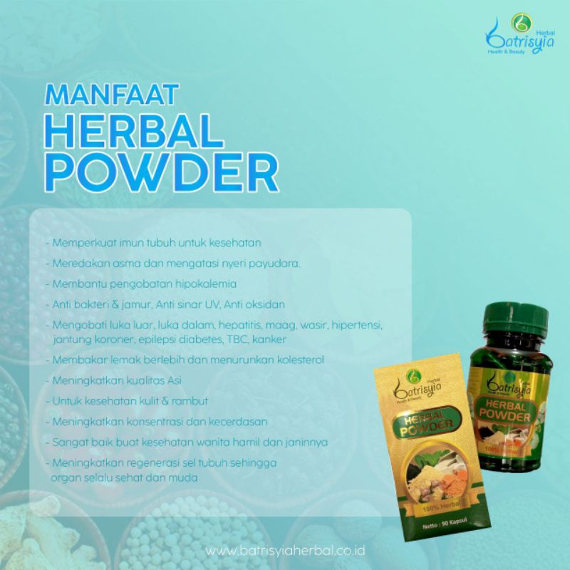 herbal powder batrisyia/ obat herbal magh/ obat herbal gerd