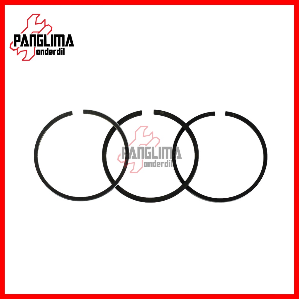 Ring Piston Oversize 0.50 CB 100-CB100 Set 3 Pcs-Biji Seher Over Size 050-0 50