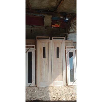 kusen pintu utama kayu mahoni
