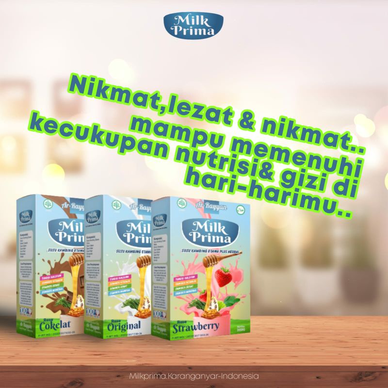 

Prima milk Milk Prima susu kambing etawa bubuk 200Gram