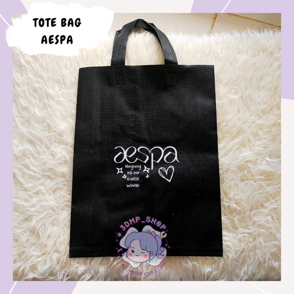 TOTEBAG TREASURE NCT DREAM BTS SEVENTEEN ENHYPEN AESPA BLACKPINK 2 BADDIES STRAYKIDS