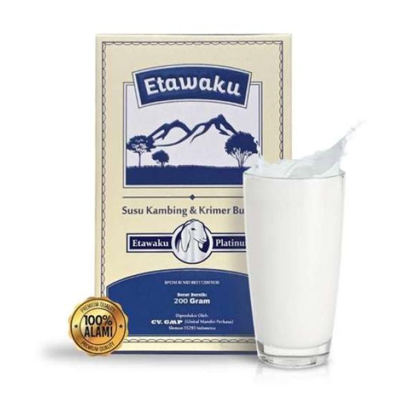 

SUSU KAMBING ETAWAKU PLATINUM ( SUSU KAMBING PLATINUM