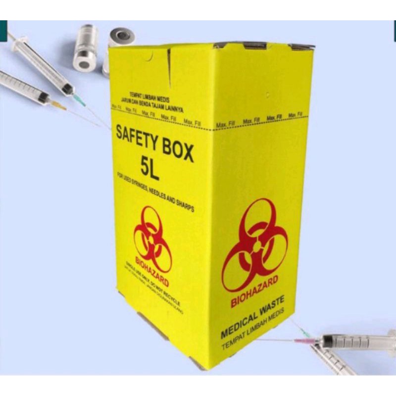 SAFETY BOX TEMPAT SAMPAH  MEDIS // TEMPAT SAMPAH  // SAMPAH MEDIS