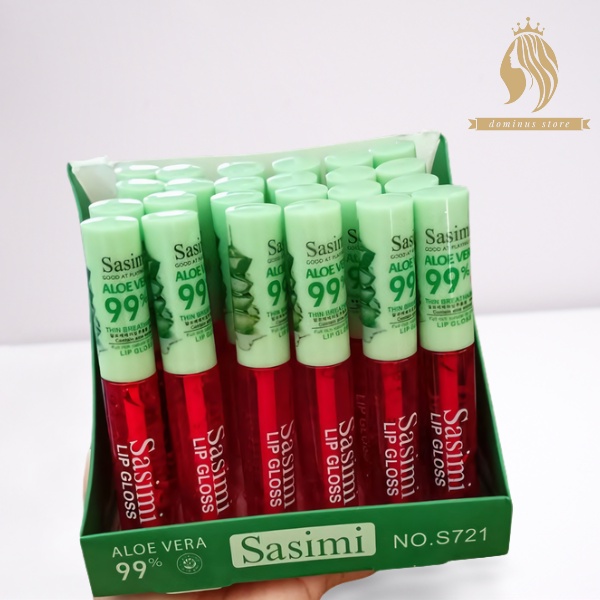 [ECER TERMURAH] Liptint Sasimi Aloe Vera 99% / LIPGLOSS SASIMI MAGIC LIP OIL / Sasimi Aloevera 99% B