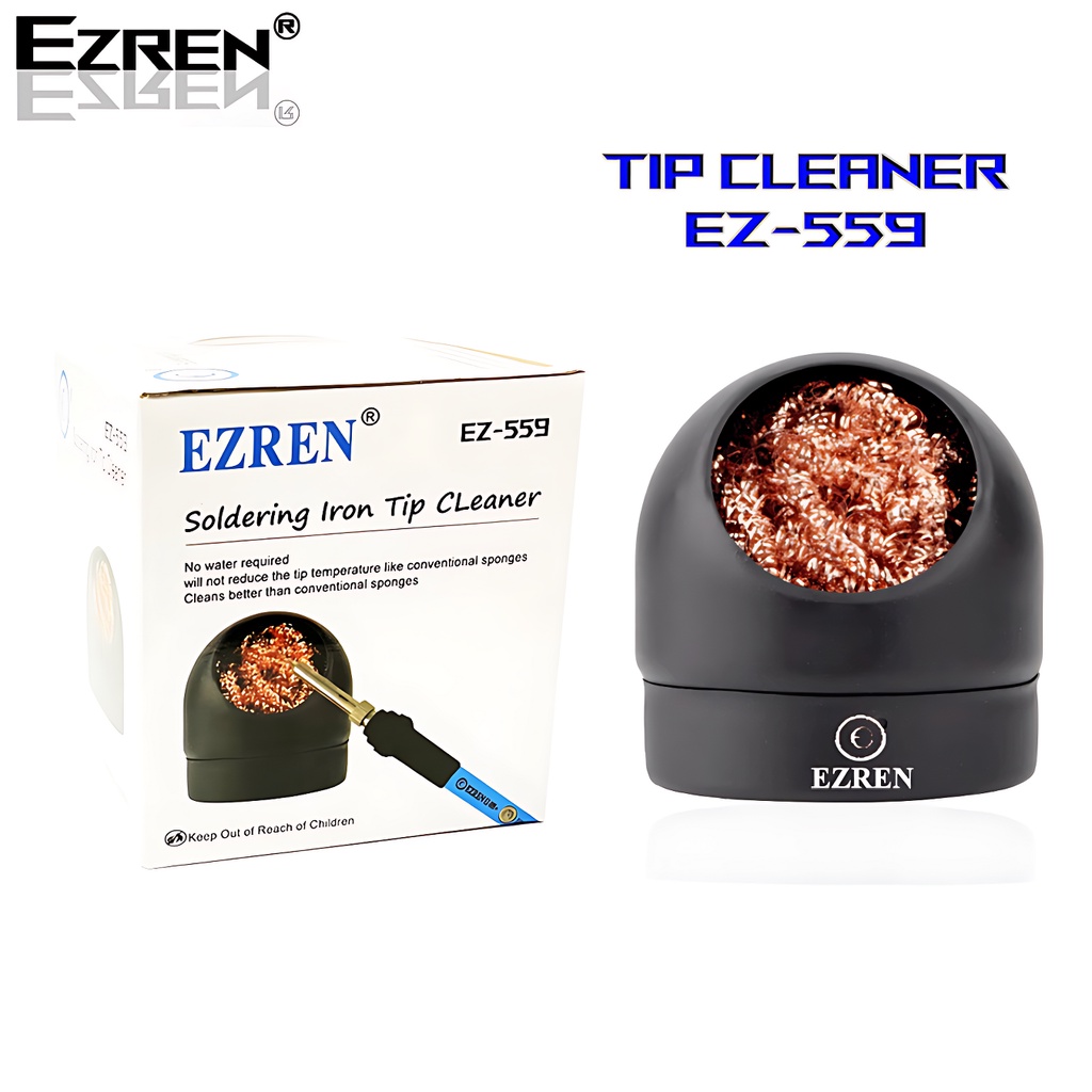 Ezren EZ-559 Tempat Bola Cooper Pembersih Mata Solder Cuci Mata