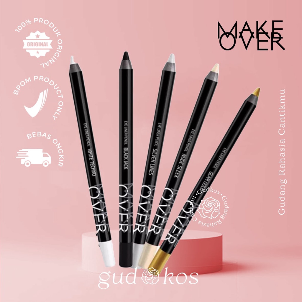 MAKE OVER Eye Liner Pencil Black Jack 1,2G