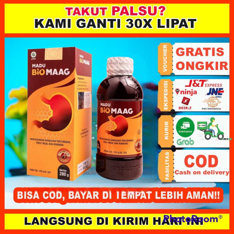 Madu BioMaag Jaminan Original Asli Madu Biomaag Obat Herbal Maag Kronis Asam Lambung Tinggi