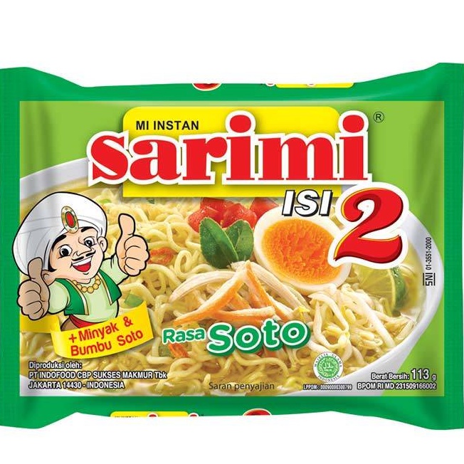 

SARIMIE ISI 2 RASA SOTO (HARGA SATUAN)