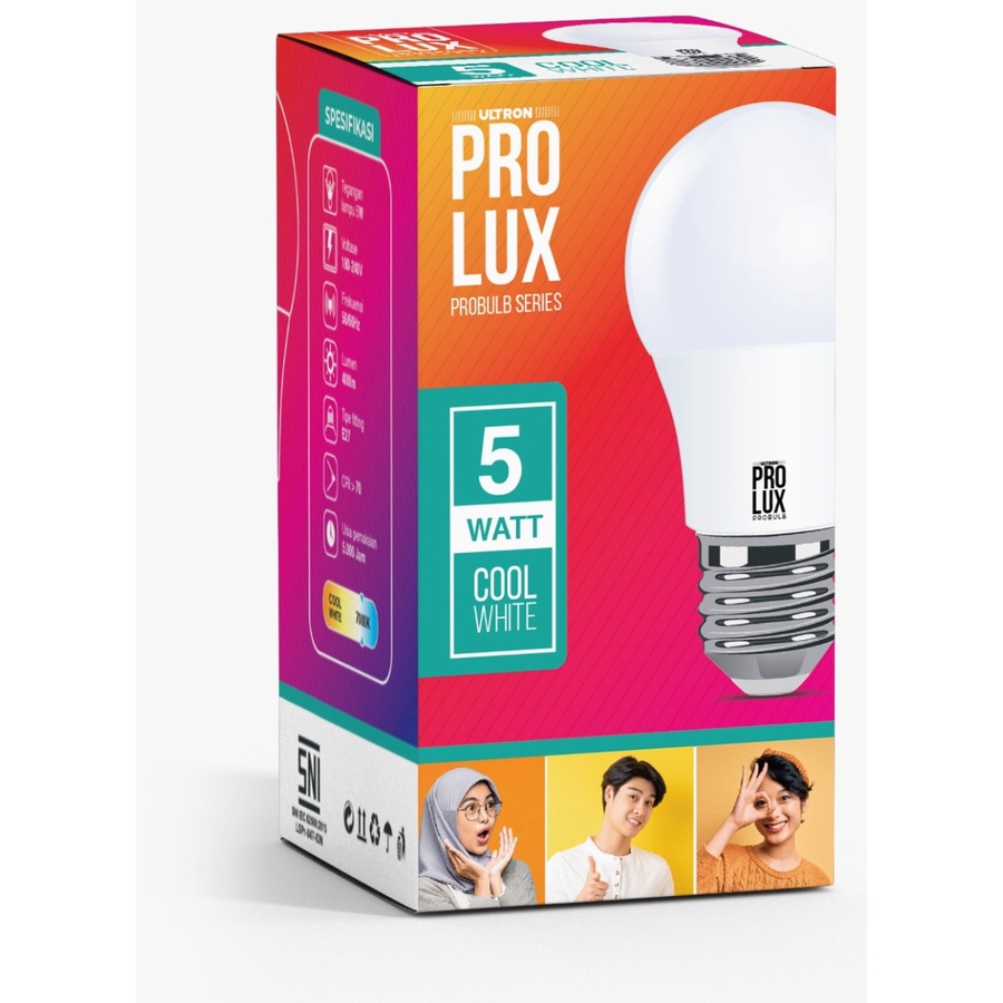 LAMPU LED PROBULB SERIES 5 WATT BOHLAM LED 5w LAMPU LED PROLUX 5 WATT
