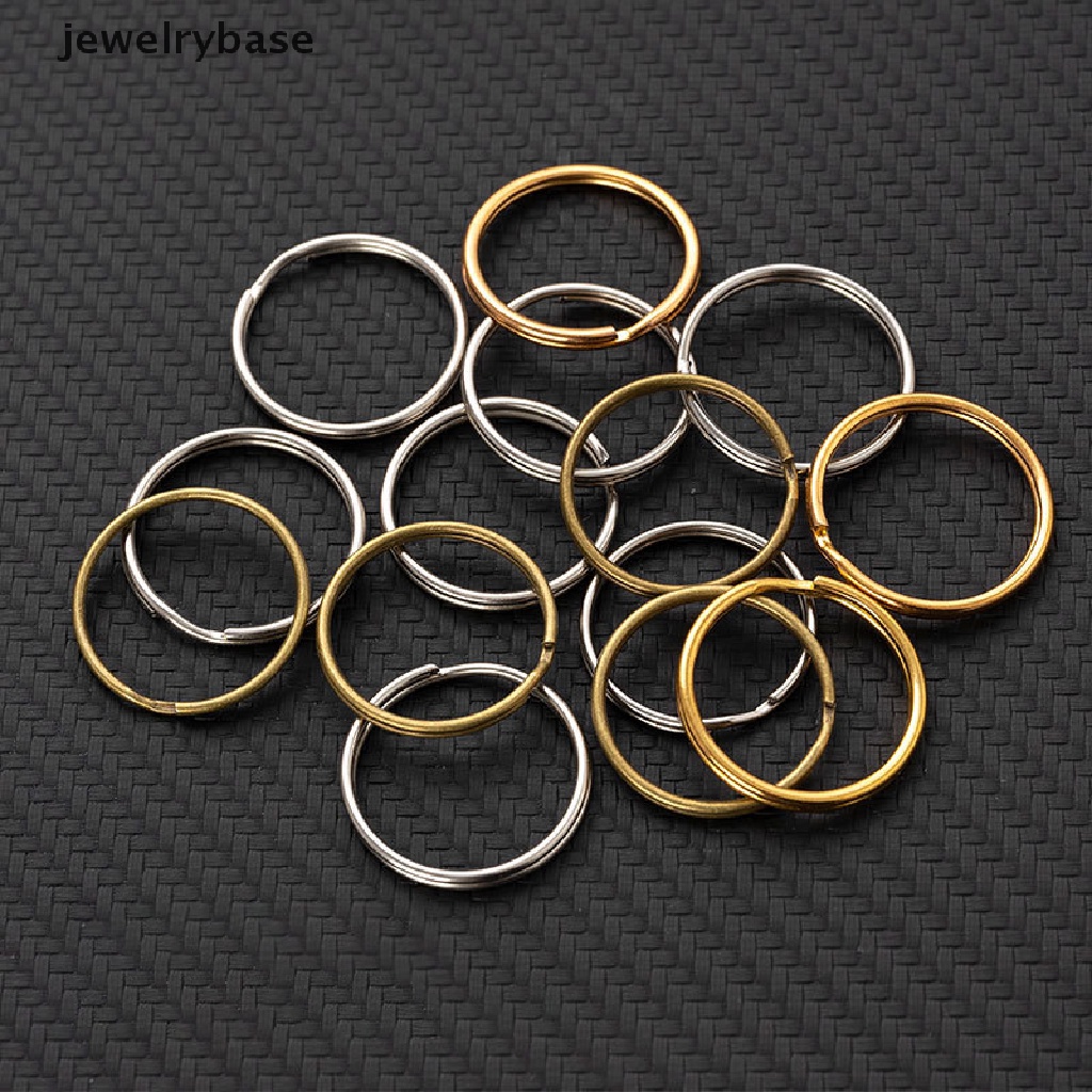 20pcs / Lot Gantungan Kunci Split Ring Bahan Metal Ukuran 25mm Untuk Pria Dan Wanita