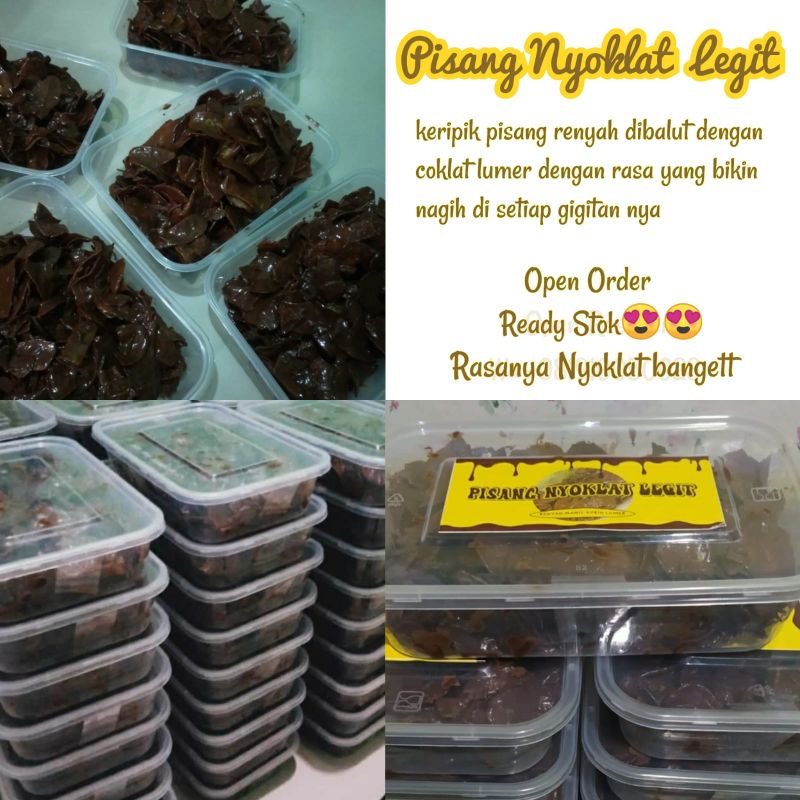 

PISANG NYOKLAT LEGIT
