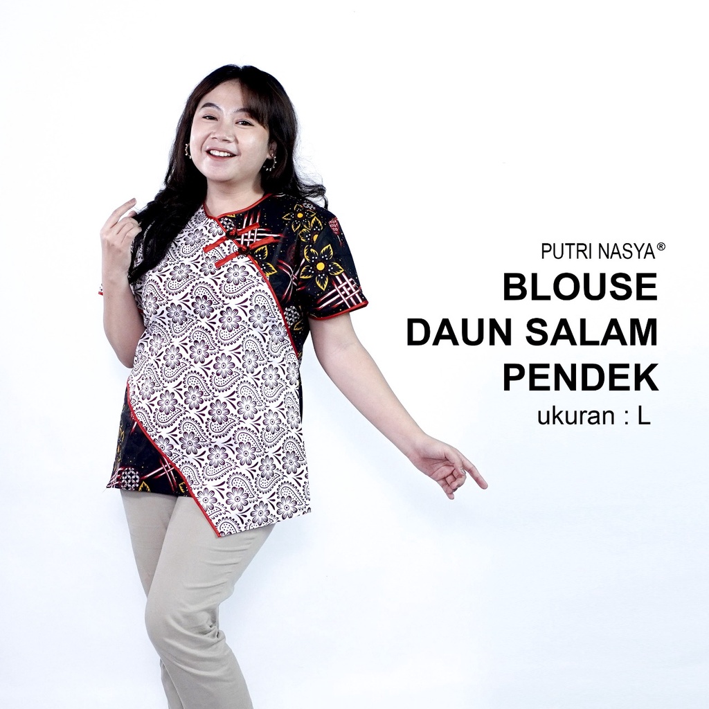 Blouse Big Size Wanita Atasan Batik Lengkap S-M-L-XL-2L-3L-4L-5L-6L-7L Model Blus Jumbo Kerja Batik / Pakaian Batik LD 140 Kekinian / Atasan Batik Wanita Big Kantor Kerja / Blus Batik Bigsize Wanita Formal Bahan Katun / Pakaian Batik Model Terbaru