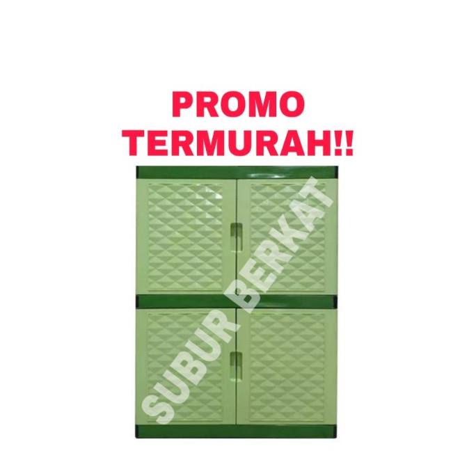

Lemari plastik mini tabitha susun 2 stock ready