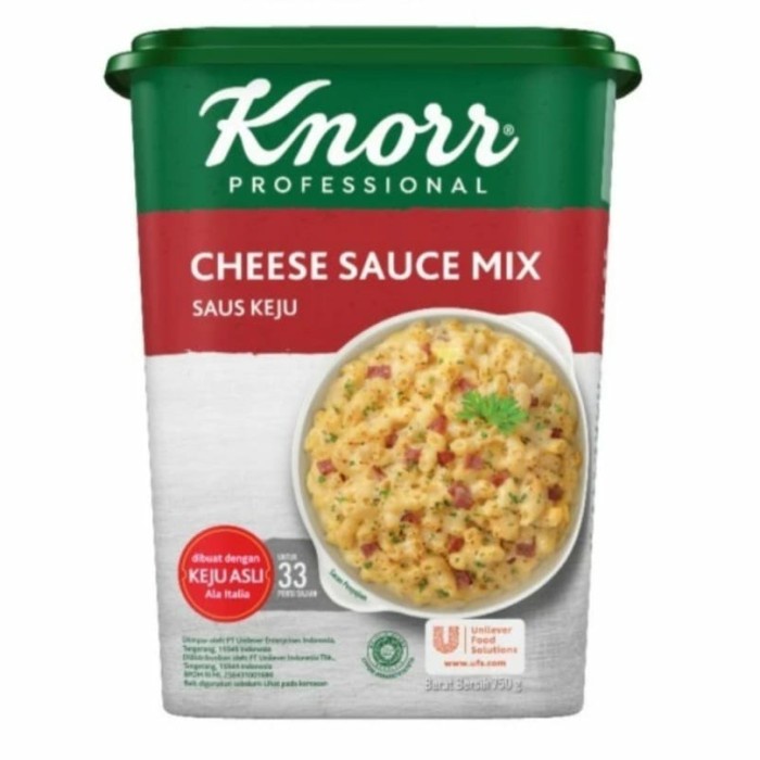 

SAUS KEJU CHEESE SAUCE MIX KNORR 750GR