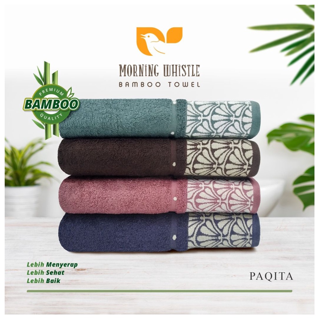 HANDUK MANDI DEWASA TERRY PALMER MORNING WHISTLE BAMBOO DANICA ERCOLE HANDUK  70 x 135 cm