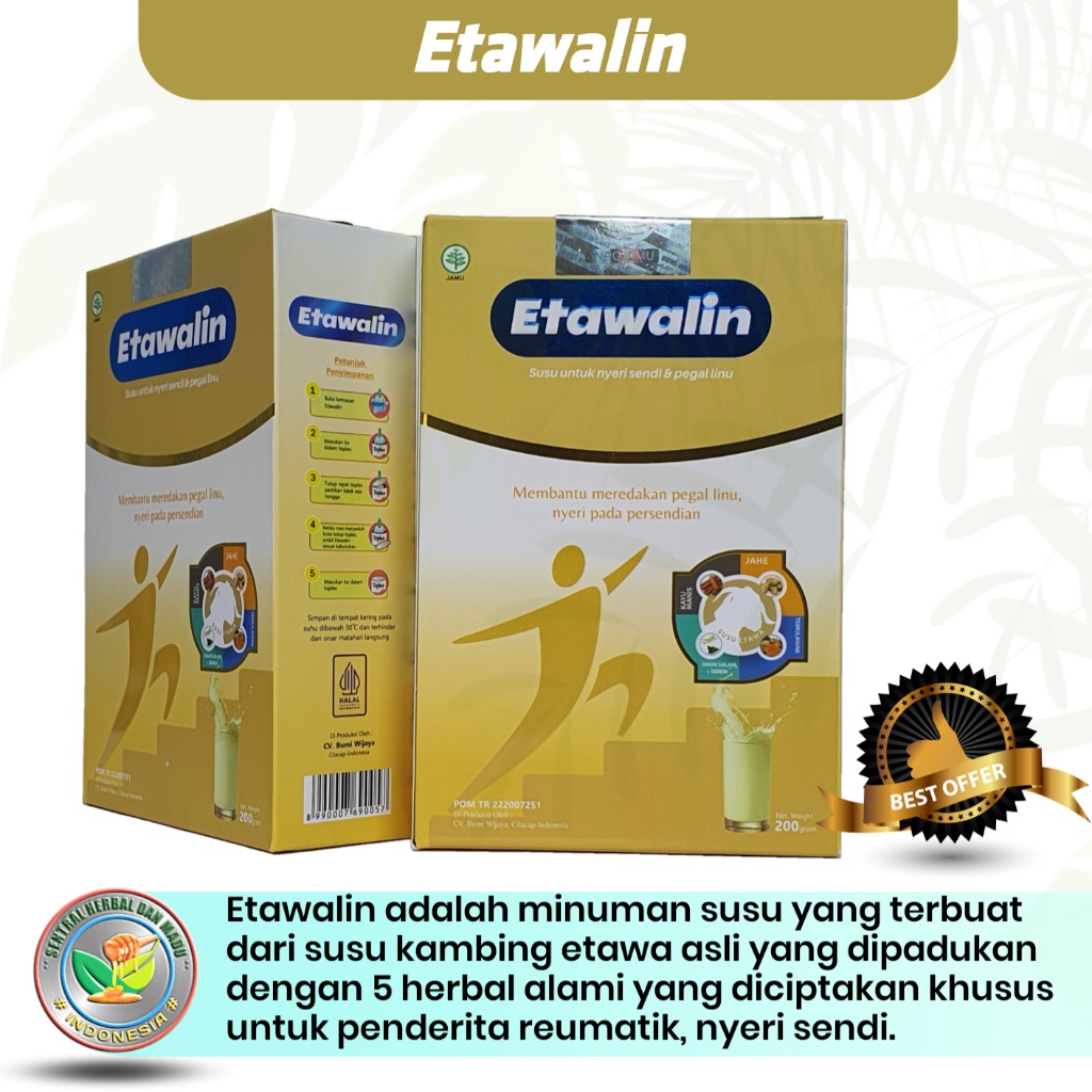 

Etawalin Susu Kambing Etawa Untuk Nyeri Sendi Dan Pegal Linu Isi 200 Gram