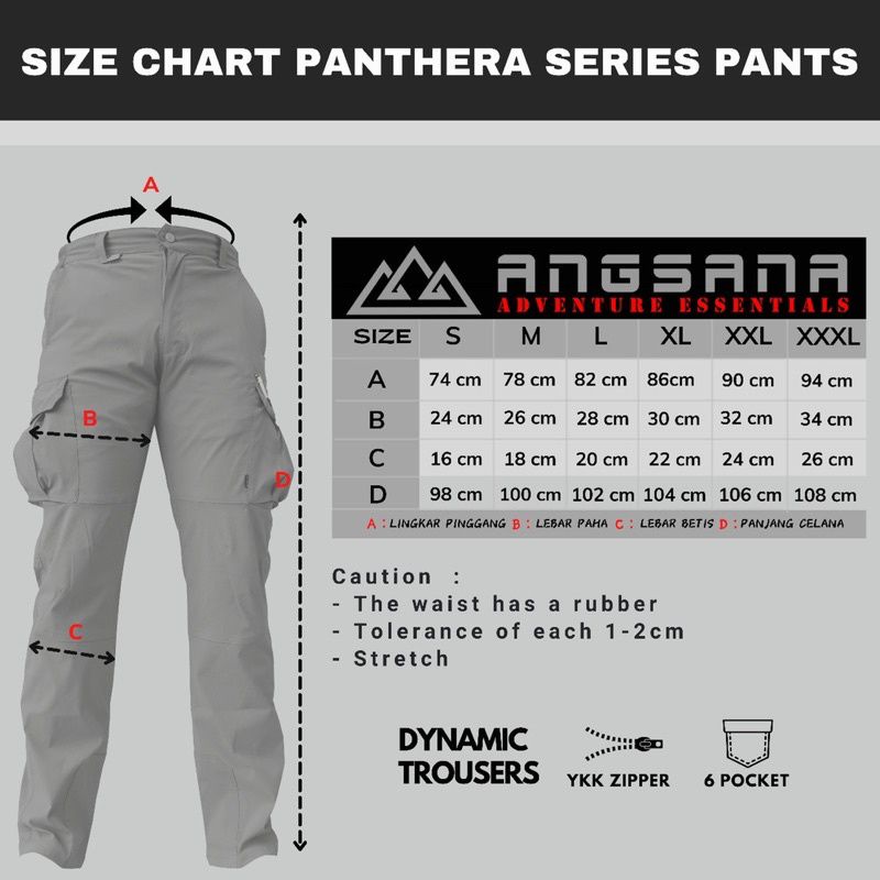 Celana Angsana seri Panthera Dynamic Cargo Concept