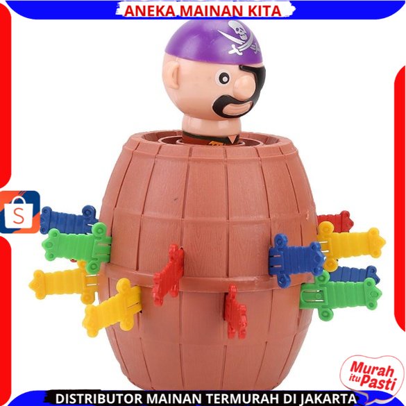 MAINAN MINI JUMPING PIRATE / MAINAN TONG BAJAK LAUT Mainan Seru Family SNI