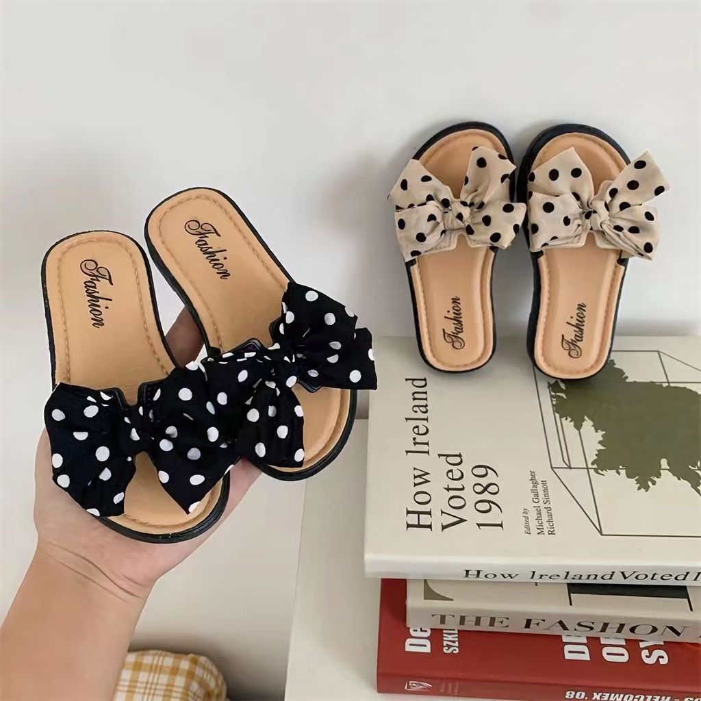 Sandal Anak Perempuan sepatu Bahan Karet Model Lucu Terbaru  NonSlip Selop baby