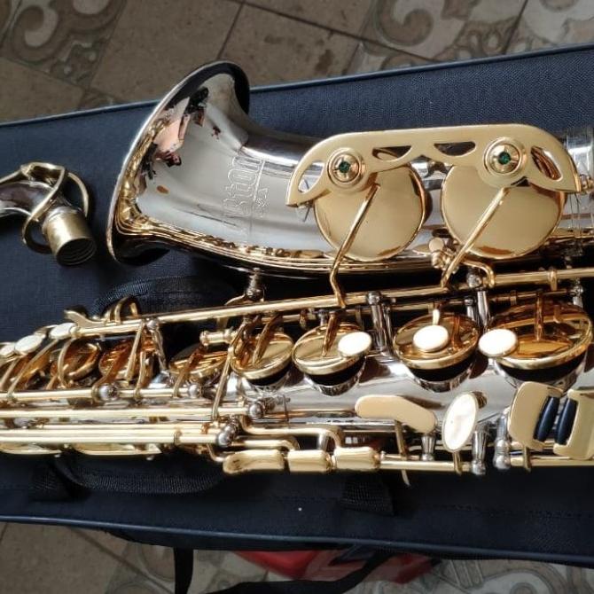 Saxophone Alto Boston Usa Original Free Hardcase 1 Set Lengkap Acc