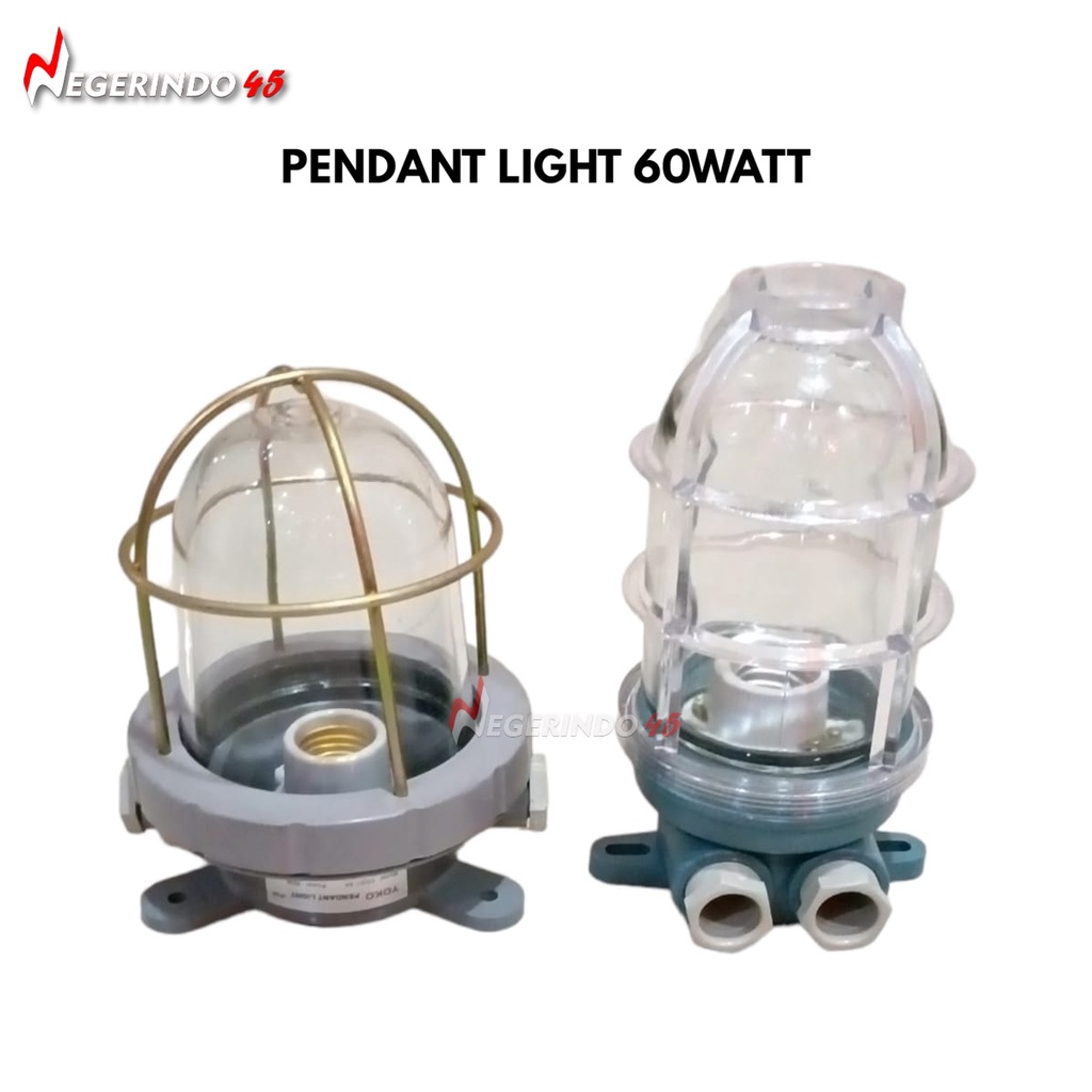 PENDANT LIGHT CCD6 / CCD1 60WATT KAP LAMPU MENARA KAPAL E27 YOKO