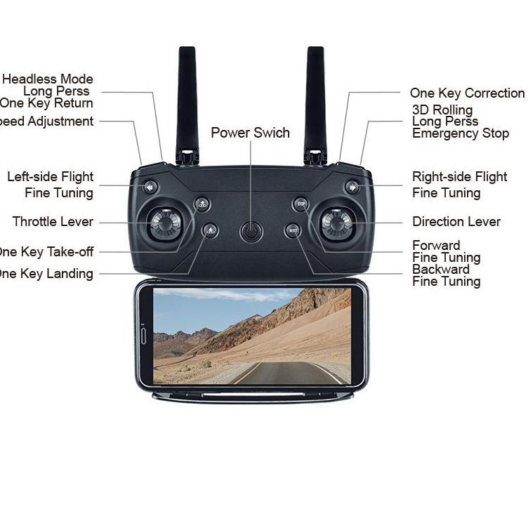 ㊫F Homeeasy Drone Pro Shoot Murah Original indoor outdoor E88 Pro Mini RC 4K HD Camera -D2 NEW 2679 