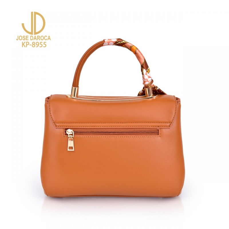 JOSE DAROCA HANDLE FLAP BAG DUAL TONE ~ KP-8955 ~ ORIGINAL