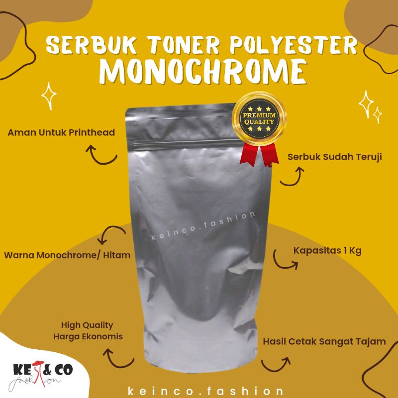 SERBUK TONER POLYESTER PRINTER HP LASER MONOCHROME HITAM 1 KG HP Laserjet 4L 1010 1012 M1006 MFP HP 