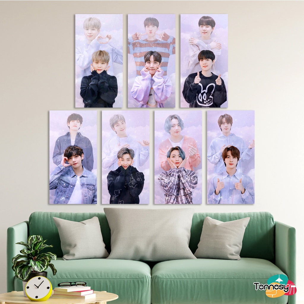 HIASAN DINDING WALL DECOR BTS NEW KPOP KOREA 15x30CM PAJANGAN KAYU POSTER DEKORASI DINDING KAMAR RUMAH