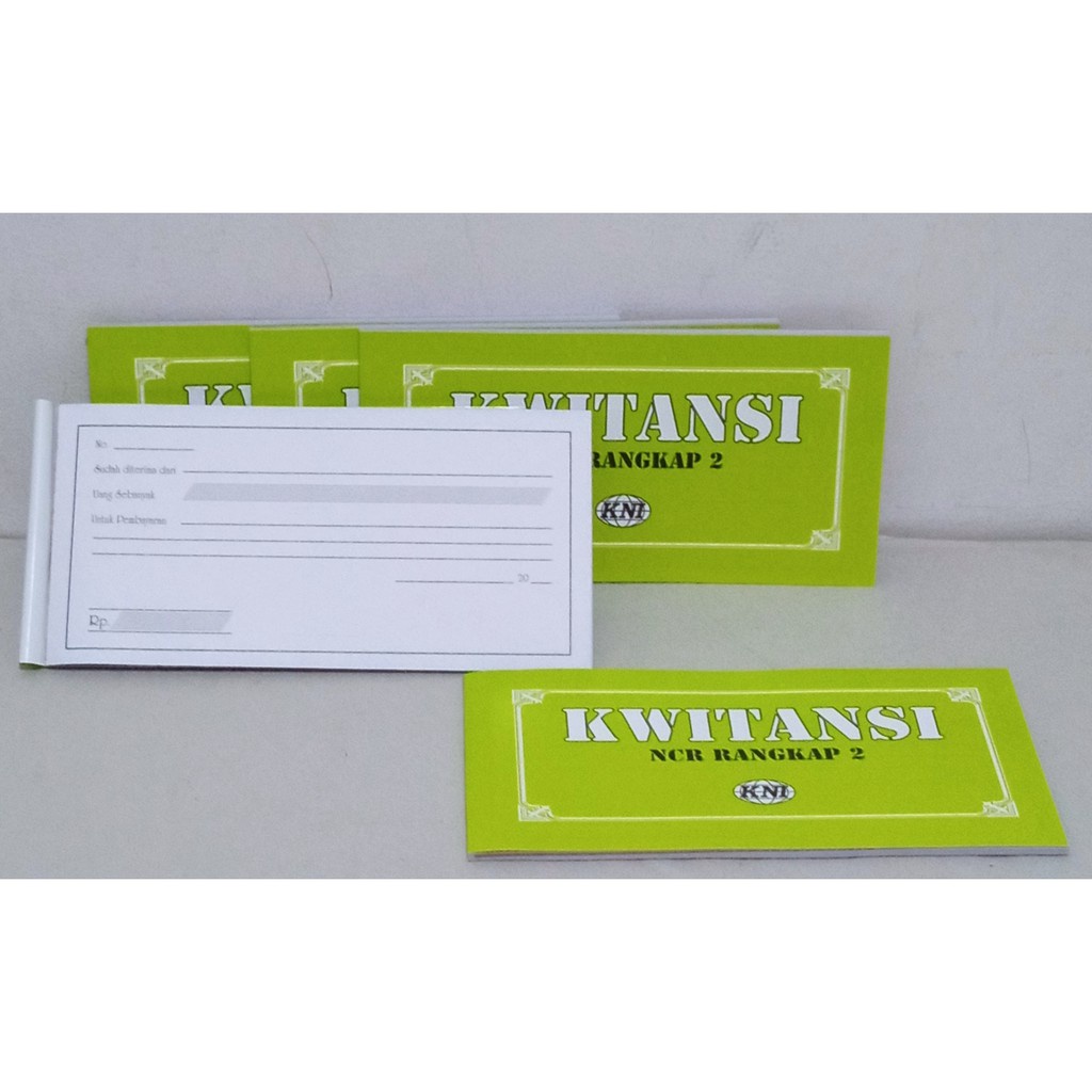 

KNI Buku Kwitansi Rangkap 2 NCR [ PERBUKU ]