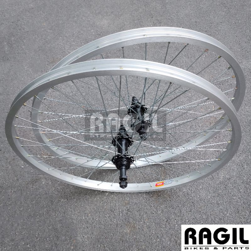WHEELSET SEPEDA 24 ARAYA VP21 VELG RIM RIMS VP 21 HUB FREEHUB JARI JARI RODA JADI DEPAN BELAKANG SEP