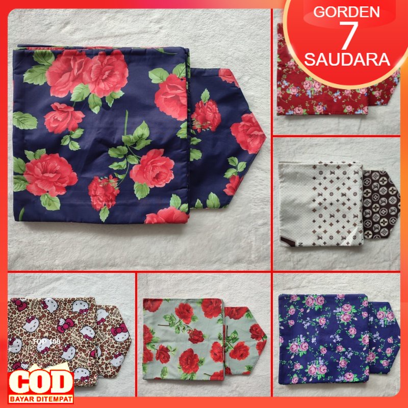 Sarung Bantal Kursi Tamu Minimalis Mewah Sofa 1 Set (5 Bantal + 1 Taplak) Shabby Chic Minimalis Mode