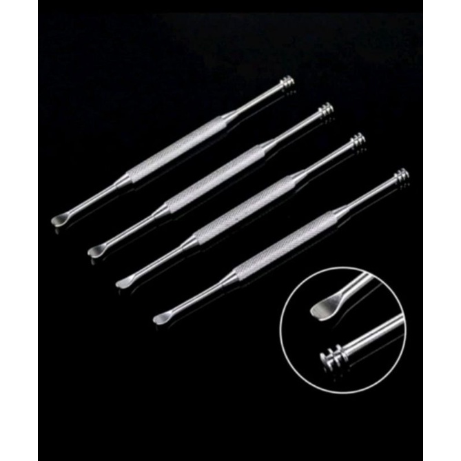 Korek Kuping Stainless Ujung Spiral