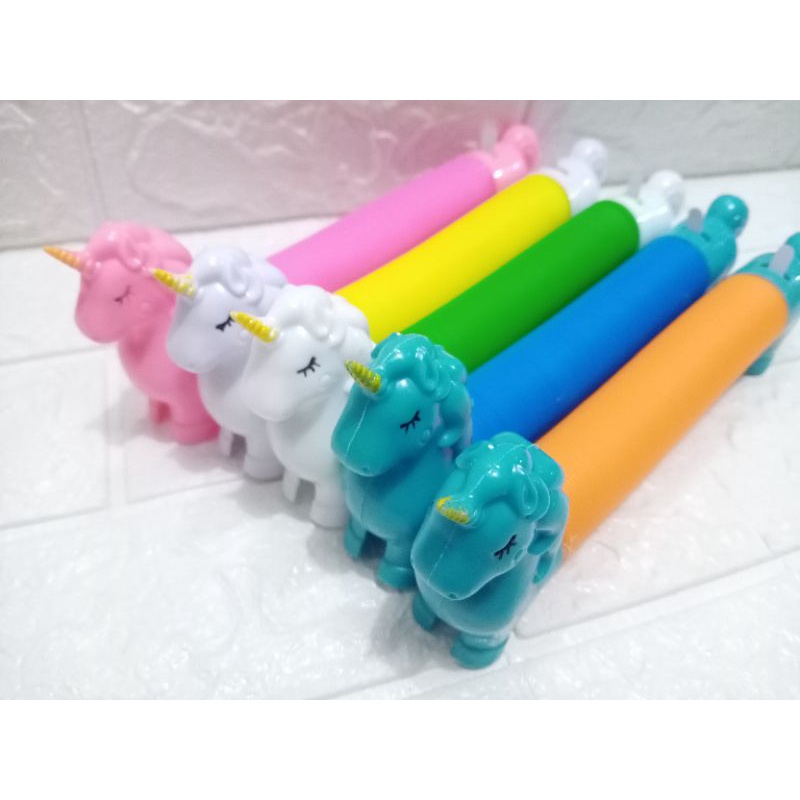 pop light karakter led/pipa lampu/pop tube avenger unicorn kartun