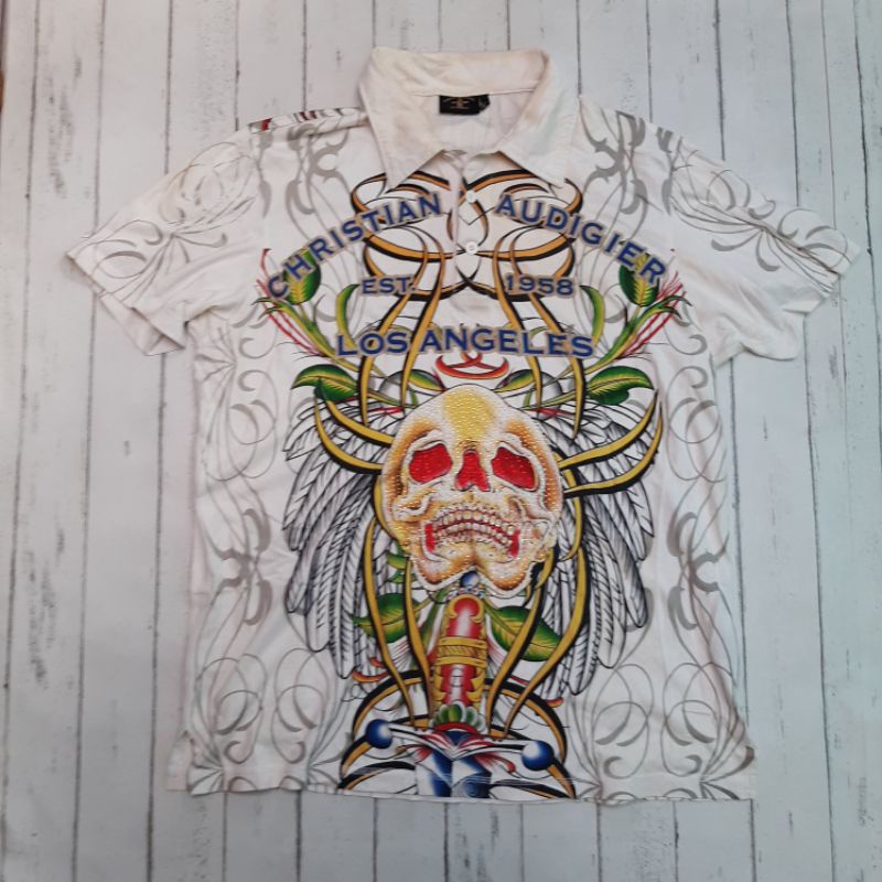 Kaos Kerah Christian Audigier Second