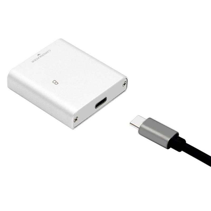 Btsg Aluminium Alloy C Fexpress Card Reader USB 3.1 Gen2 Adaptor Penyimpanan Memori 10Gbps Tipe C Untuk Laptop Komputer Telepon
