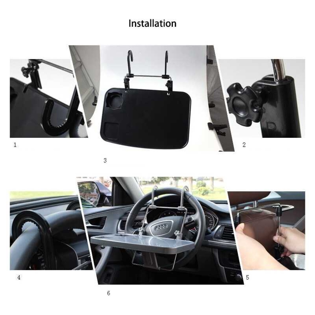 Meja Organizer Mobil Model Gantung