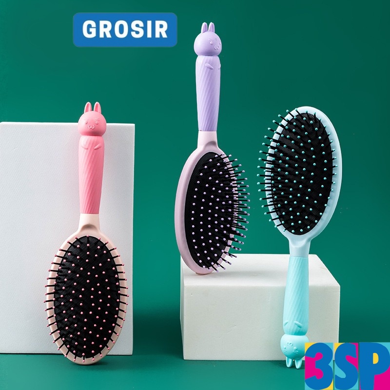 3SP | SSR16 Sisir Rambut Anti Kusut Premium Sisir Rambut Anak Detangling Sisir Besar Airbag Comb