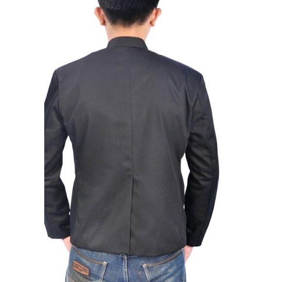 BLAZER PRIA NEW CROWS BLACK - Jas Hitam Takiya Genji Zero Casual Jaket - Hitam, S