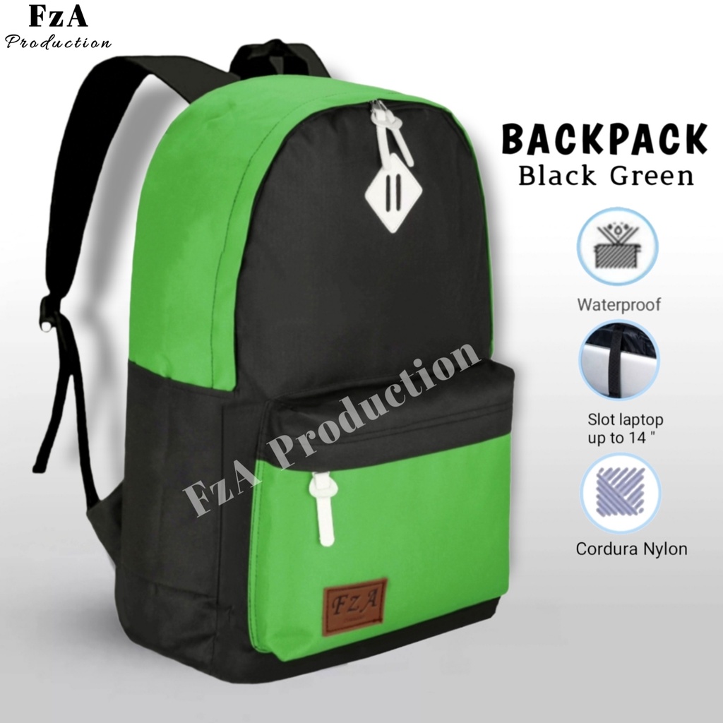 Big Promo..Tas Ransel Distro sekolah kuliah Kerja Pria Wanita Tas Ransel Laptop Original - FzA FREE Slingbag