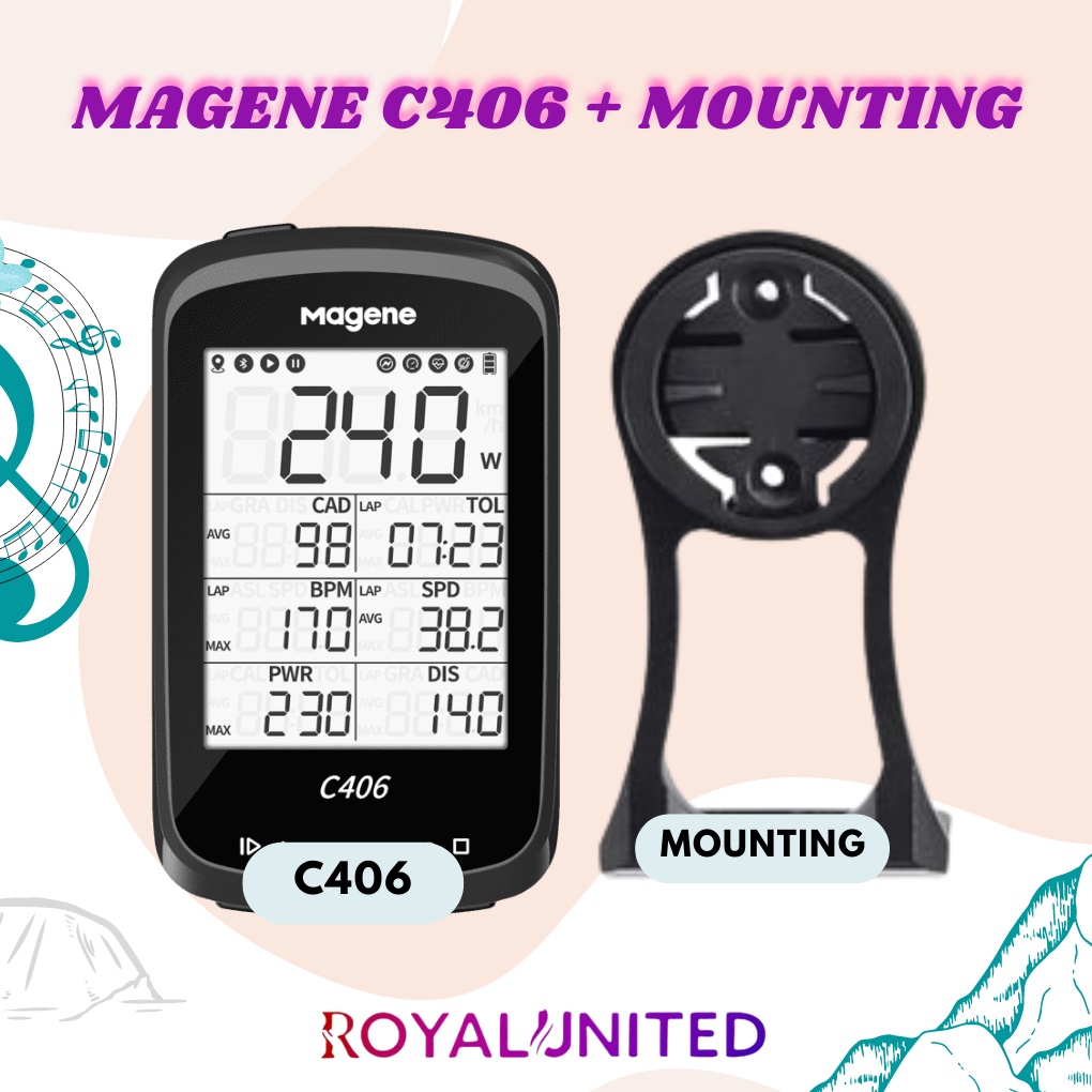 PAKET KOMPLIT MAGENE SPEED SENSOR CADENCE MAGENE HEART RATE PREMIUM ORIGINAL SUPER HIGH QUALITY