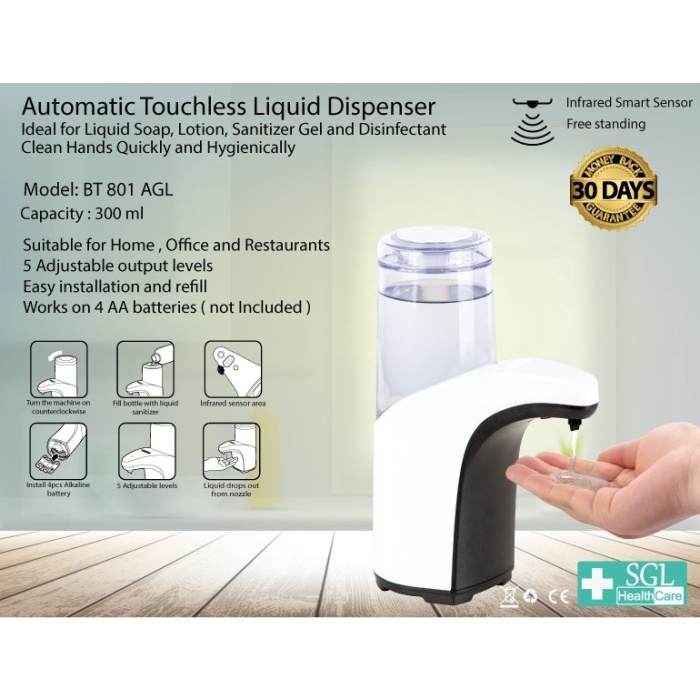 [Ready] Automatic Sabun /Soap/ Gel Hand Sanitizer Dispenser Art : Bt_801_Agl