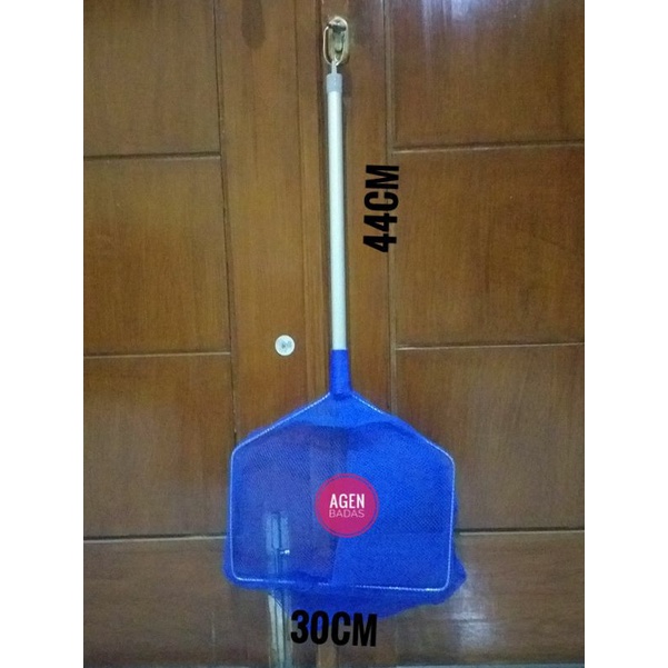 Serok ikan Gagang Almini Diameter 30cm-28cm