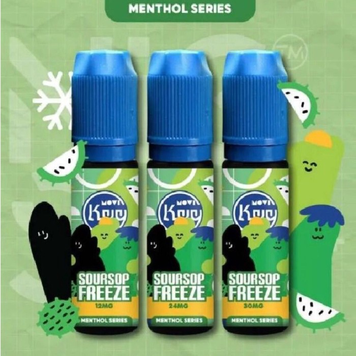 NEW - LIQUID KUY SOURSOP FREEZE NICSAL99+ 15ML  SALT MENTHOL