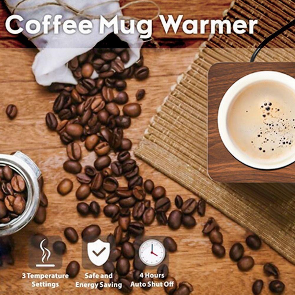 Preva Mug Warmer Untuk Teh, Minuman, Susu Pemanas Cepat 12H Timer Penghangat Kopi