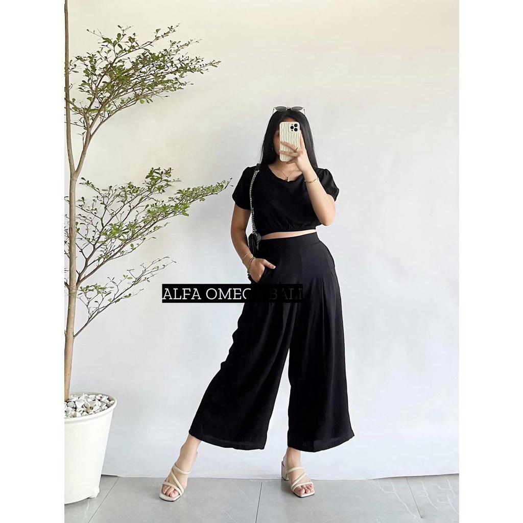 ALFA One Set Crop Baloon Wanita Fit XL