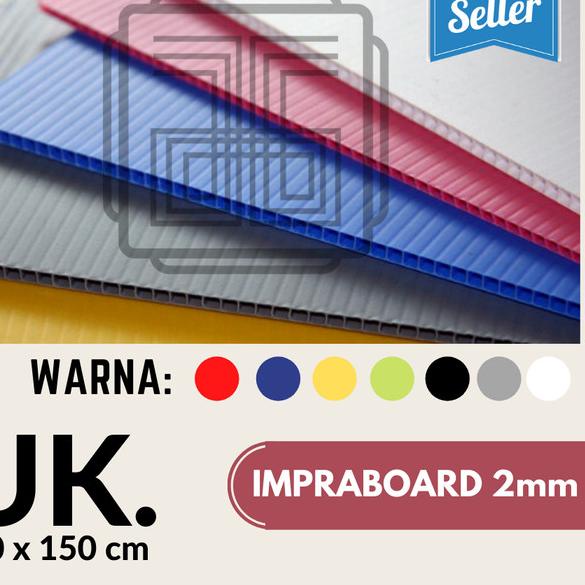 IMPRABOARD 2 mm / Corrugated Board / Karton Plastik PP INFRABOARD 2mm