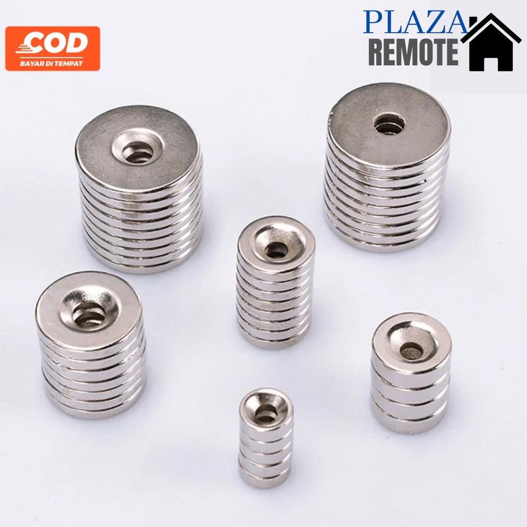 STRONG MAGNET NEODYMIUM N52 BULAT LUBANG SUPER KUAT