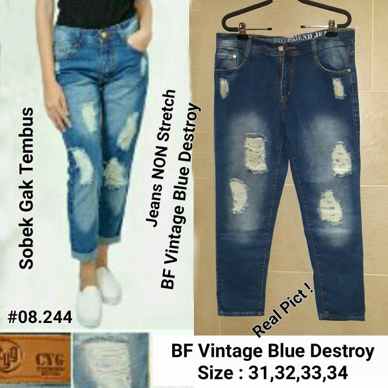 JEANS BOYFRIEND BF CYG #08.244 - Jeans NON STRETCH @ 110.000 - Size : 31,32,33