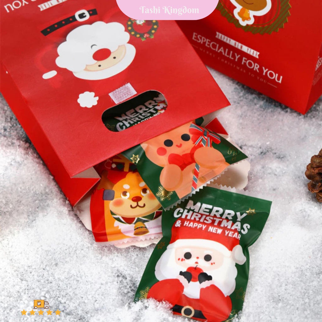 

KANTONG motif RUDOLF XL , KANTONG PACKING HADIAH NATAL FOR X'MAS PAPERBAG SANTA GIFT BAG NATAL